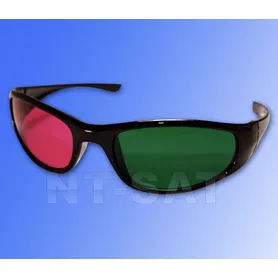 3 Dimension (3D) Brille in magenta/grün