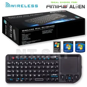 Amiko Tastatur WLK-100 Wireless Keyboard & Touchpad Tastatur