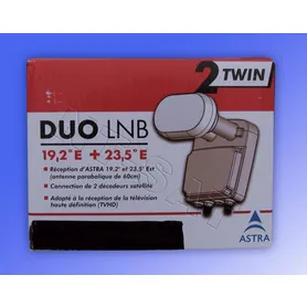 LNB Monoblock Twin Astra 19,2 / 23,5