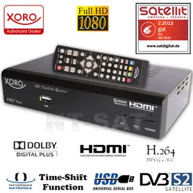 Digital HD DVB-S2 Receiver XORO HRS 8530