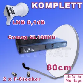 Komplette Anlage Comag SL 100 HDTV USB