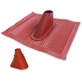 Universal-Dachabdeckung aus Aluminium Rot