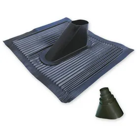 Universal-Dachabdeckung aus Aluminium Schwarz