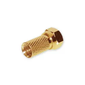 10 F-Stecker 8,2 mm für Kabel 100 dB vergoldet