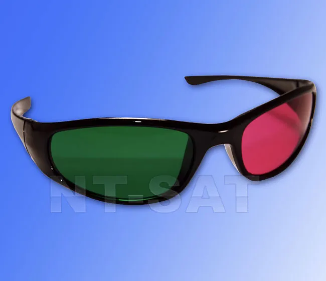 2x 3 Dimension (3D) Brille in magenta/gr�n