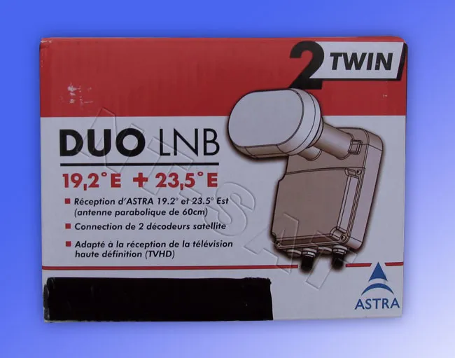 LNB Monoblock Twin Astra 19,2 / 23,5