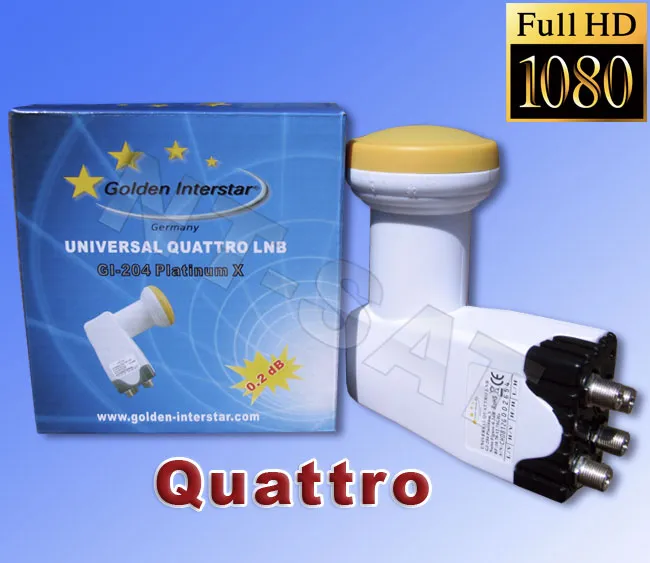 Golden Interstar GI 204 PlatinumX Quattro LNB
