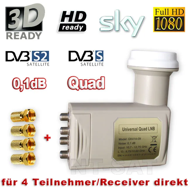 Universal Quad LNB Mikroelektronik