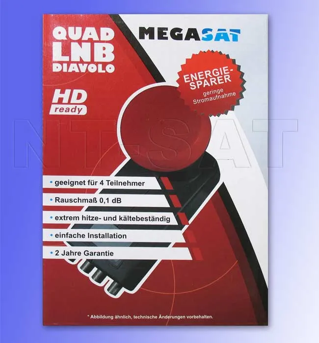 Quad LNB DIAVOLO - 0.1 dB