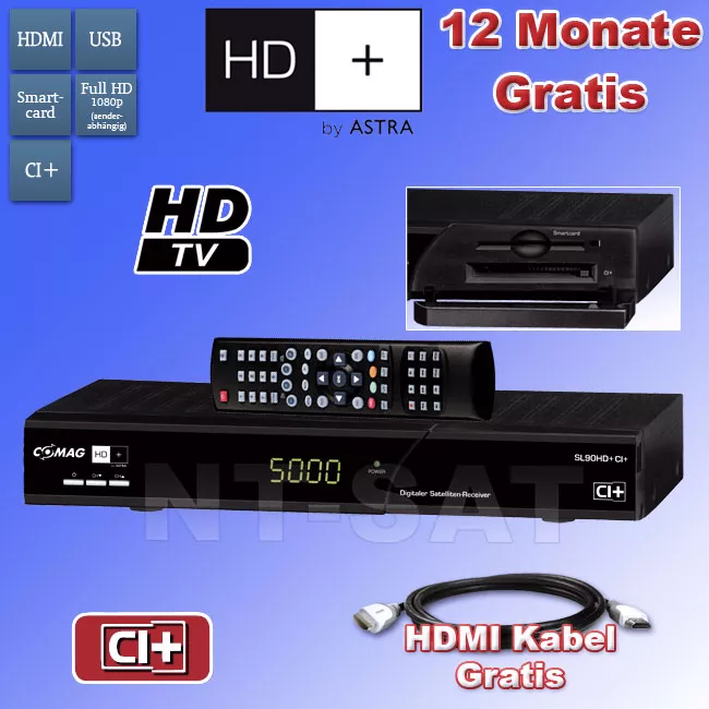 HD Sat Receiver Comag SL90HD+ CI+