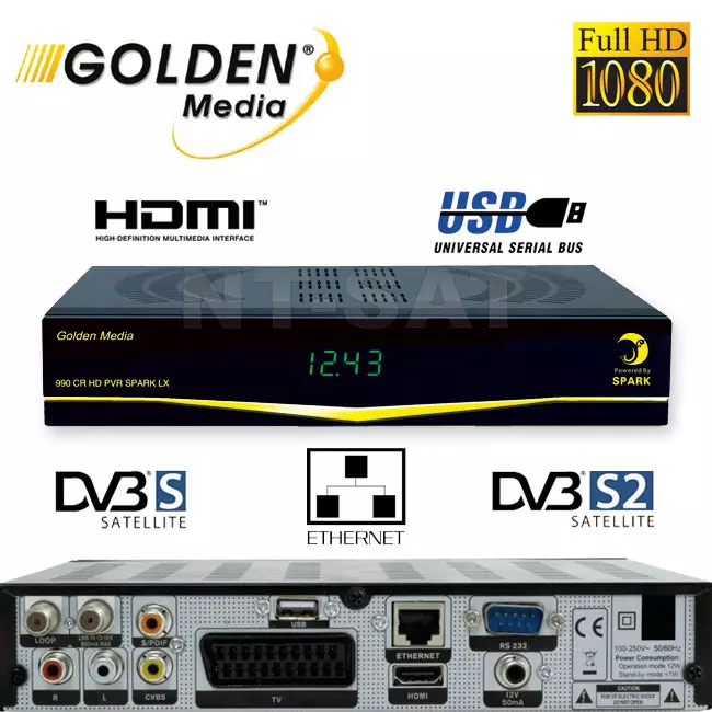 Инструкция golden media 990 cr hd pvr spark lx