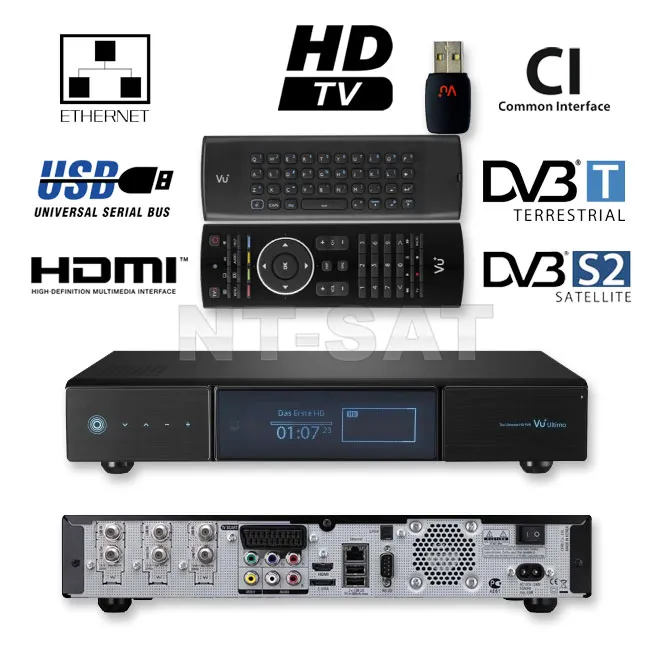 VU+ Ultimo Triple Tuner HDTV Receiver