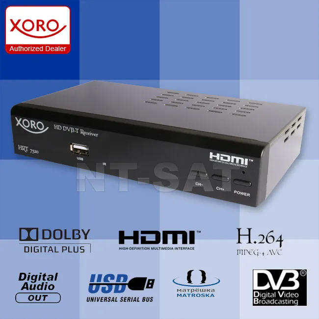 Digital HD DVB-T Empfänger Xoro HRT 7520