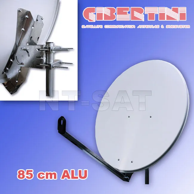 Gibertini Antenne 85cm Alu Hellgrau