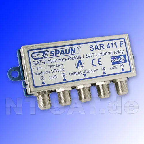 Spaun DiSEqC SAR Switch 411 F