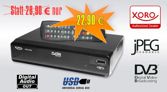 Digital Sat Receiver XORO HRS 2500
