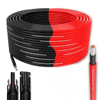 Solarkabel 4mm² mit 10 Steckern – PV-Leitung für Photovoltaik
