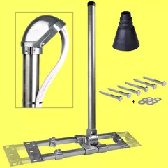 Dachsparrenhalter Herkules 48/900 Mastkappe, Mastmanschette, Befestigungsset