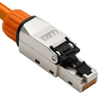 CAT 7 RJ45 Netzwerkstecker aus Metall – werkzeuglos, STP, bis 10 Gbit/s