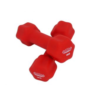 Kurzhanteln Vinyl Hantelset Gewichte Fitness Aerobic 2er Set, 2x 1kg