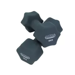 Kurzhanteln Vinyl Hantelset Gewichte Fitness Aerobic 2er Set, 2x 5kg