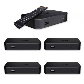 5 x MAG 322 IPTV HEVC H.265 Streamer IPTV Multimedia Internet TV IP HD Receiver Box