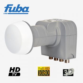 Quad Quattro-Switch LNB Fuba DEK 416 Digital Full HDTV HD LNC LMB 4 Teilnehmer 3D