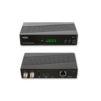 Xoro HRS 9194 Twin Receiver (DVB-S2, HDTV PVR Ready, USB 2.0, FTA, LAN, 12Volt) schwarz