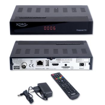 DVB-T2 Receiver Xoro 8729 Freenet TV digital Full HD mit 3 Monate freenet TV