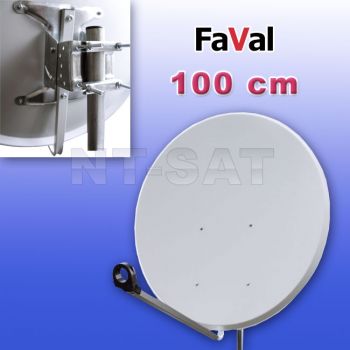 FAVAL Sat Spiegel 100 cm aus Stahl