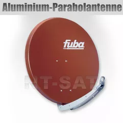Fuba DAA 650 - Satellitenschüssel in Ziegelrot 65cm