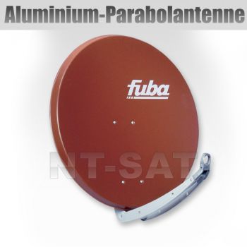 Fuba DAA 650 - Satellitenschüssel in Ziegelrot 65cm