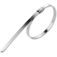 Edelstahl Kabelbinder – 300 x 4,6 mm Metall Kabelbinder extra stark – Rostfrei, hitzebeständig – Für Kabelmanagement, Zaunbau, Hitzeschutzband, Industrie & Außenbereich