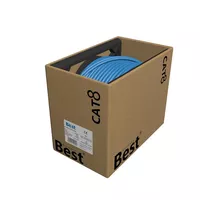 100m Germany B.e.s.t. CAT 8 Duplex Netzwerkkabel Verlegekabel 40 Gbit/s CAT8 Datenkabel CAT8.1 LAN