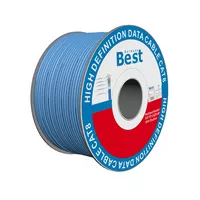 50m B.e.s.t Germany CAT 8 Duplex Netzwerkkabel Verlegekabel 40 Gbit/s CAT8 Datenkabel CAT8.1 LAN