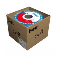 50m B.e.s.t Germany CAT 8 Duplex Netzwerkkabel Verlegekabel 40 Gbit/s CAT8 Datenkabel CAT8.1 LAN