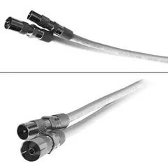 10 m Antennenkabel 135dB Koax TV Stecker Buchse Antennen TV Kabel Digital HD 3D