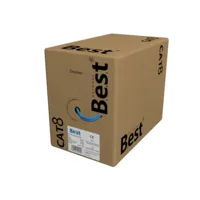 100m Germany B.e.s.t. CAT 8 Duplex Netzwerkkabel Verlegekabel 40 Gbit/s CAT8 Datenkabel CAT8.1 LAN