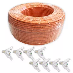50 m CAT.7 Verlegekabel Gigabit Netzwerkkabel KUPFER Lan 1000Mhz S/FTP6 5