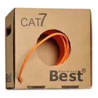 100 m Germany B.e.s.t. CAT.7 Verlegekabel Gigabit Netzwerkkabel KUPFER Lan 1000Mhz S/FTP