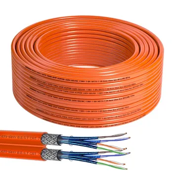 10 m CAT.7 Verlegekabel duplex Netzwerkkabel Kupfer LAN 1000Mhz S/FTP6 5 Kat.7
