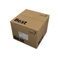 Cat 7 Verlegekabel Erdkabel Netzwerkkabel Datenkabel Schwarz Outdoor UV Außen 500m