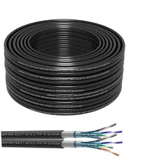 Germany B.e.s.t Duplex CAT 8.1 Outdoor Netzwerkkabel Verlegekabel Halogenfrei Installationskabel 40 Gbit/s LAN