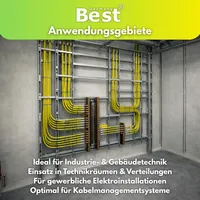 Erdungskabel 6mm² grün-gelb flexibel – PVC Aderleitung H07V-K für PV Anlagen