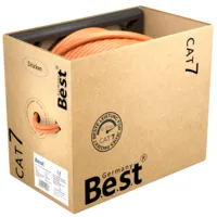 100 m Germany B.e.s.t. CAT.7 Verlegekabel duplex Netzwerkkabel Kupfer LAN 1000Mhz S/FTP6 5 Kat.7