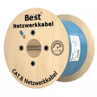 250m Cat.8 Duplex Netzwerkkabel Verlegekabel 40 Gbit/s