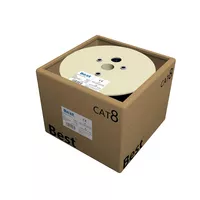 Germany B.e.s.t 500m CAT 8 Outdoor Netzwerkkabel Verlegekabel Halogenfrei Installationskabel 40 Gbit/s CAT8 Verkabelung Netzwerk Datenkabel CAT8.1 LAN