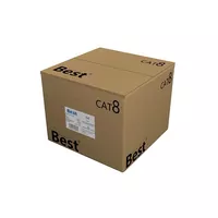 Germany B.e.s.t 500m CAT 8 Outdoor Netzwerkkabel Verlegekabel Halogenfrei Installationskabel 40 Gbit/s CAT8 Verkabelung Netzwerk Datenkabel CAT8.1 LAN