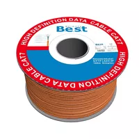 Germany B.e.s.t CAT.7 100m Simplex Verlegekabel BEST Gigabit Netzwerkkabel KUPFER Halogenfrei PIMF POE 10Gbit