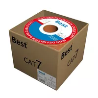 Germany B.e.s.t CAT.7 100m Simplex Verlegekabel BEST Gigabit Netzwerkkabel KUPFER Halogenfrei PIMF POE 10Gbit